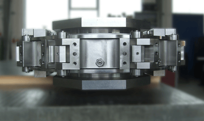 precision link conveyor end view